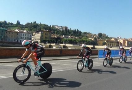 The Spazio MP2 barriers at the World Cycling Championships in Tuscany Transenne.net 5